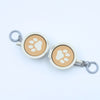 Cappuccino Meow Clicky Keychain