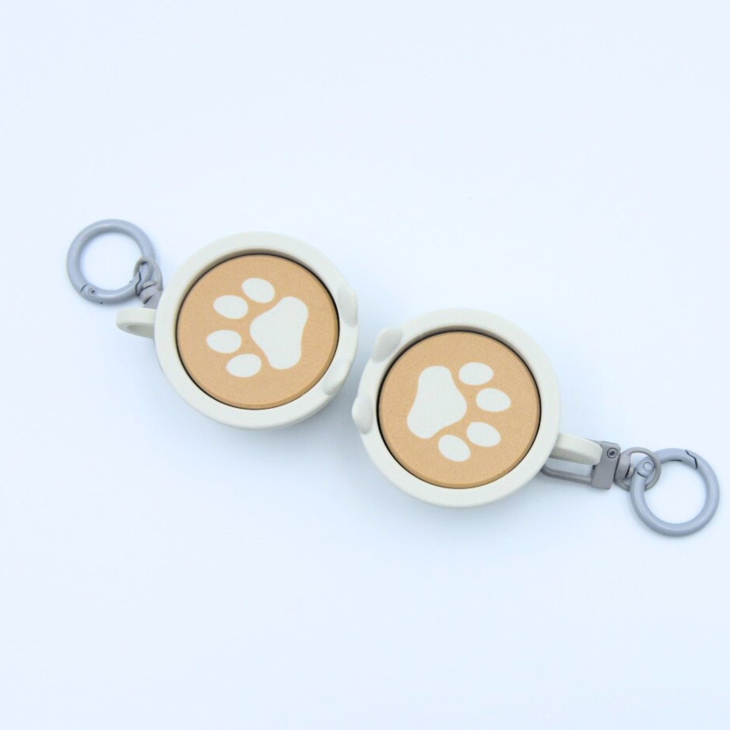 Cappuccino Meow Clicky Keychain