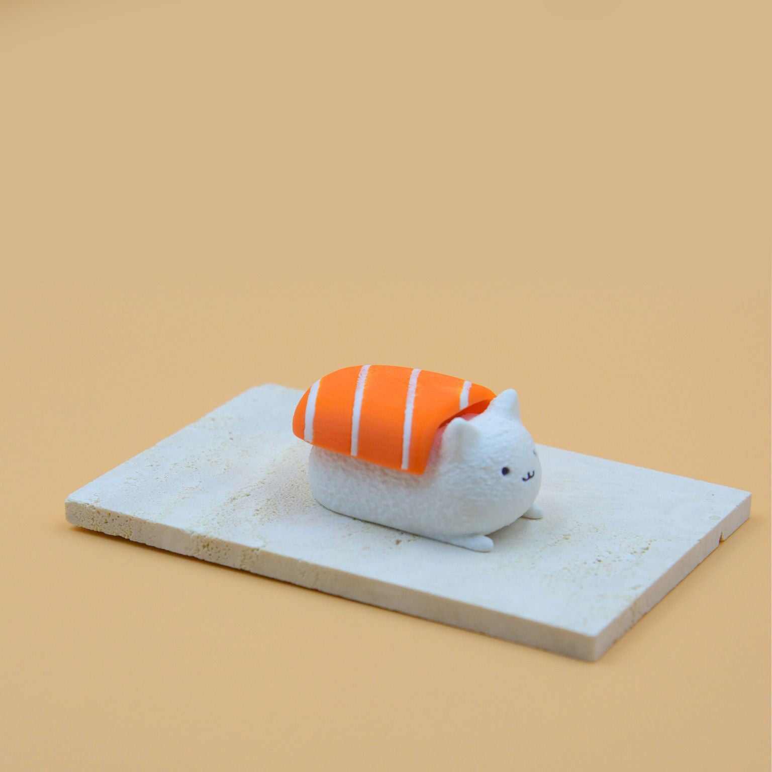 M.E.S.A. X Sushi Cat – Clicky Salmon Cute Collectible for Desk or