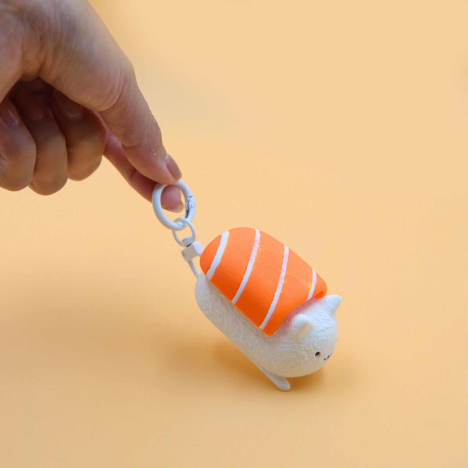 M.E.S.A. X Sushi Cat – Clicky Salmon Cute Collectible for Desk or