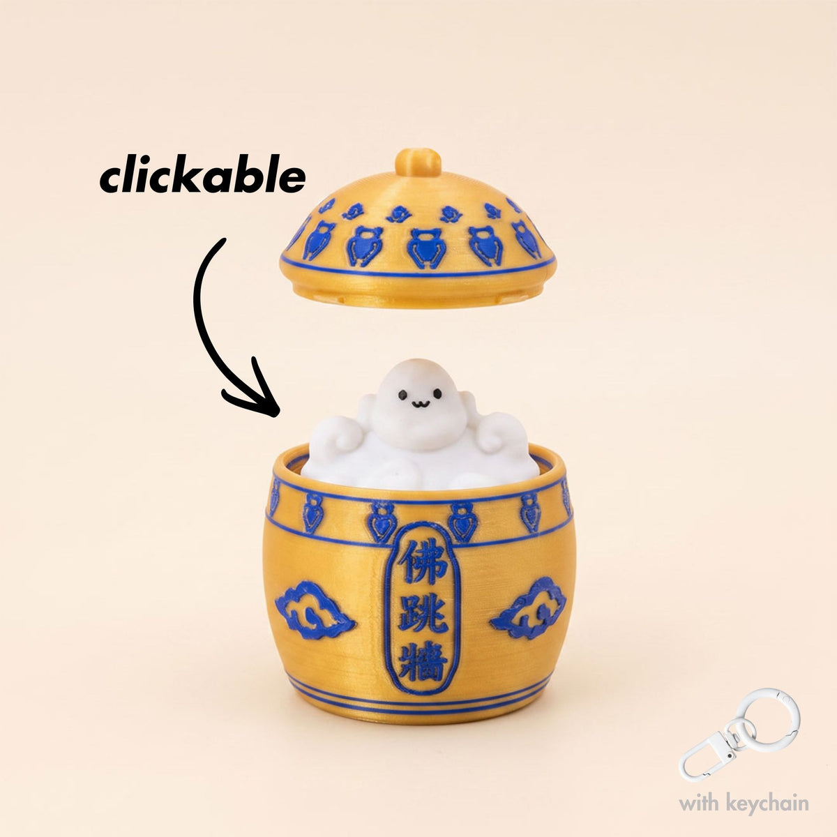 Emotional Support Mini-Food Clicker Blindbox, photo 6