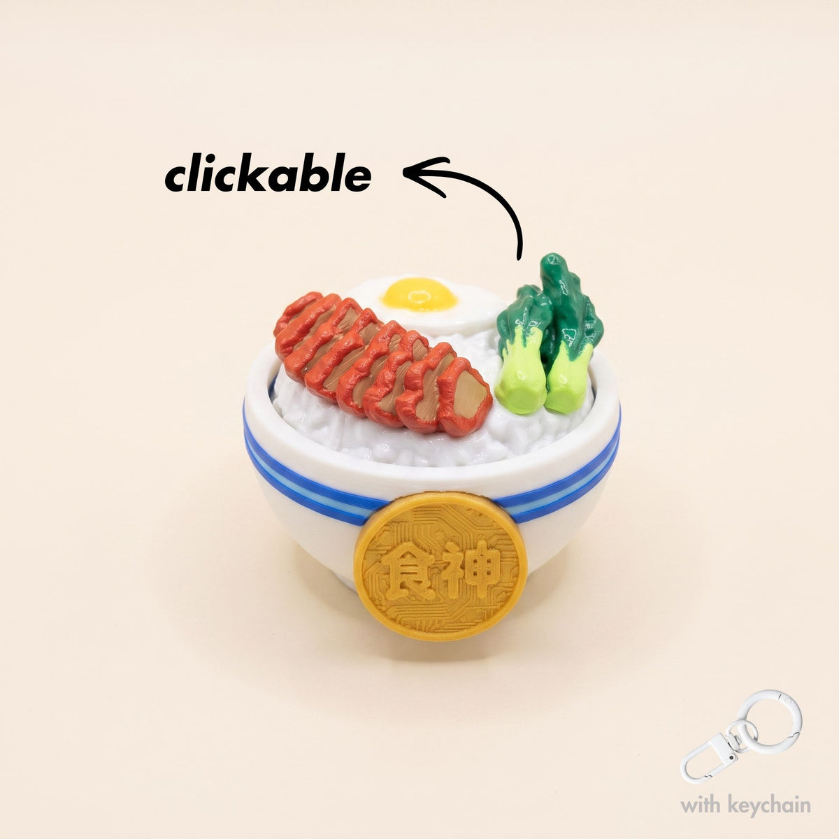 Emotional Support Mini-Food Clicker Blindbox, photo 3
