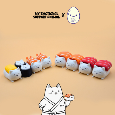 M.E.S.A. X Sushi Cat – Deluxe Collector Set (9 pcs)
