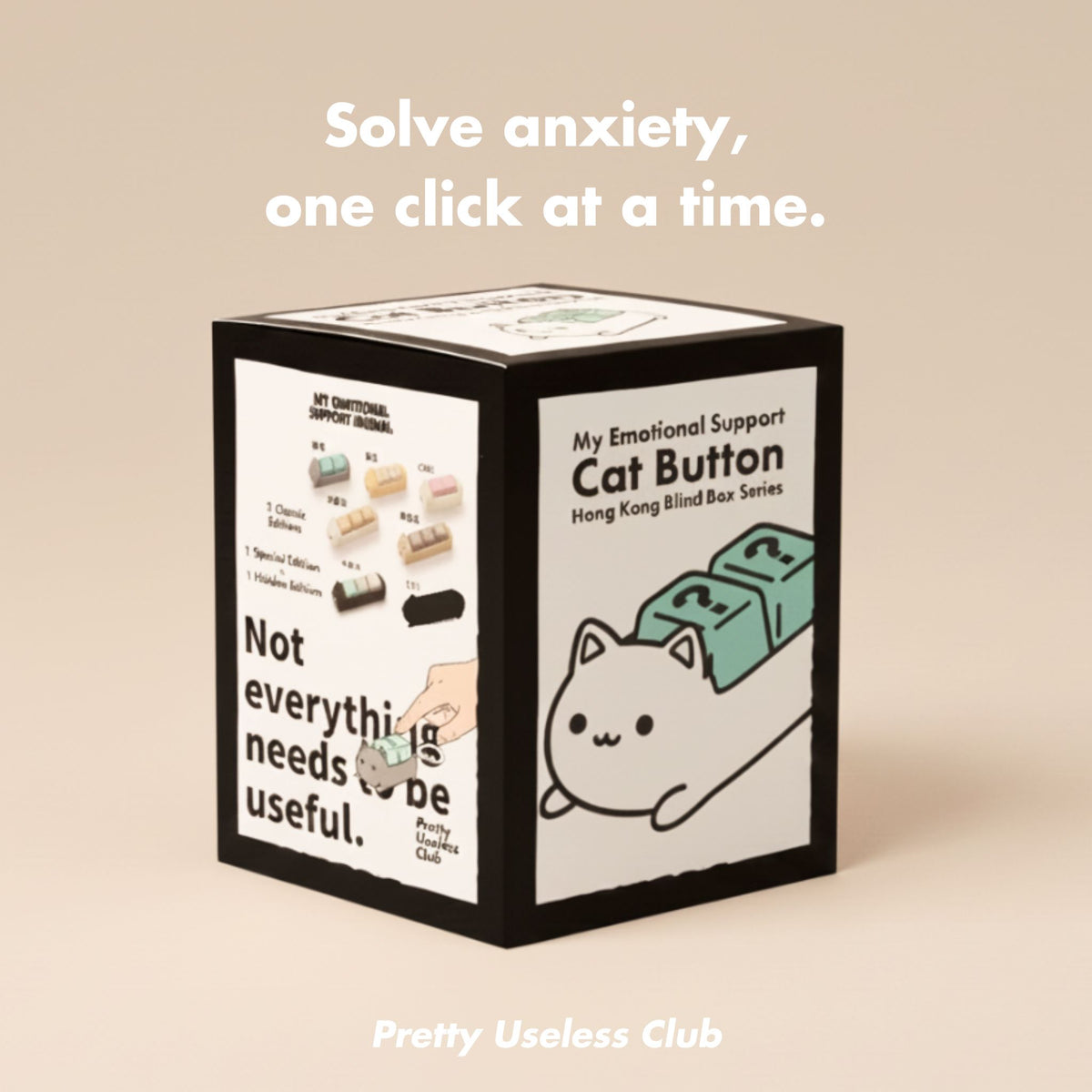 My Emotional Support Cat Button - HK Blind Box Series, photo 2