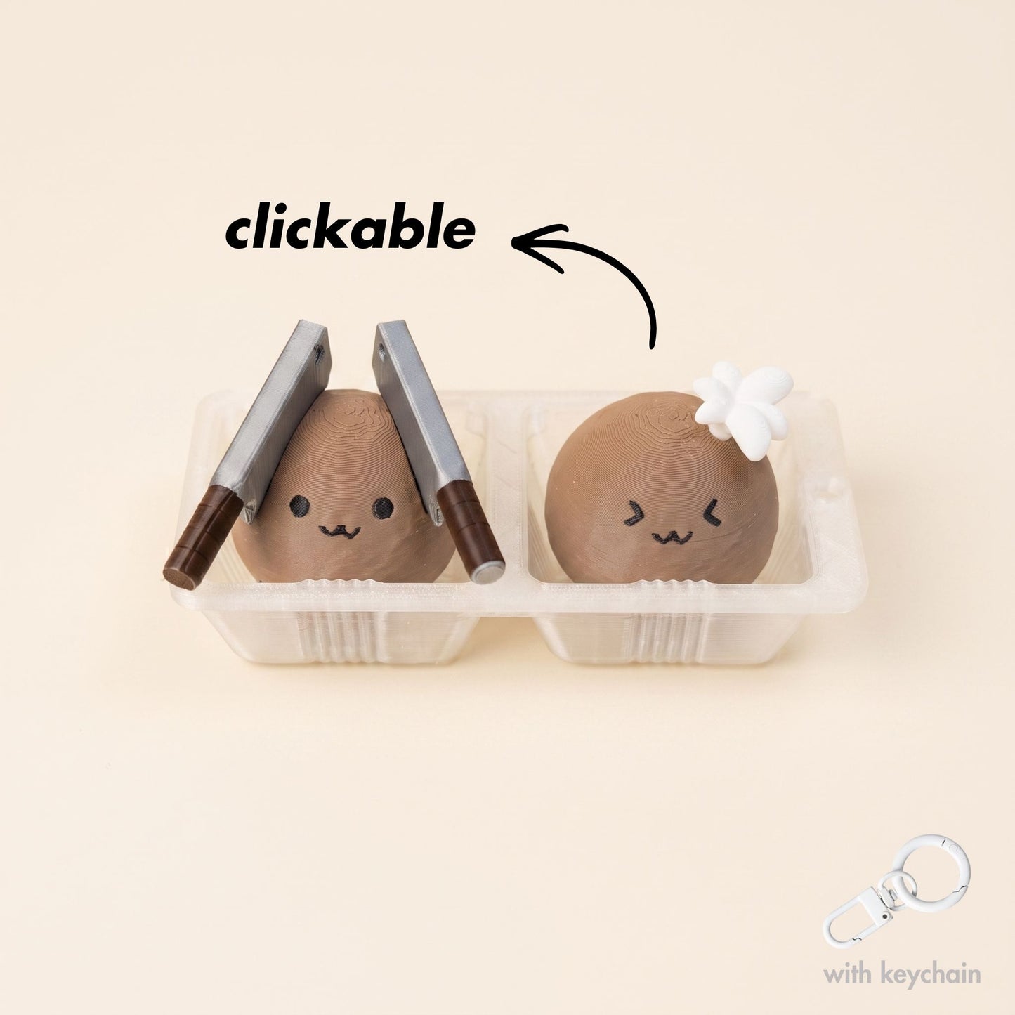 Emotional Support Mini-Food Clicker Blindbox 食神美食盲盒