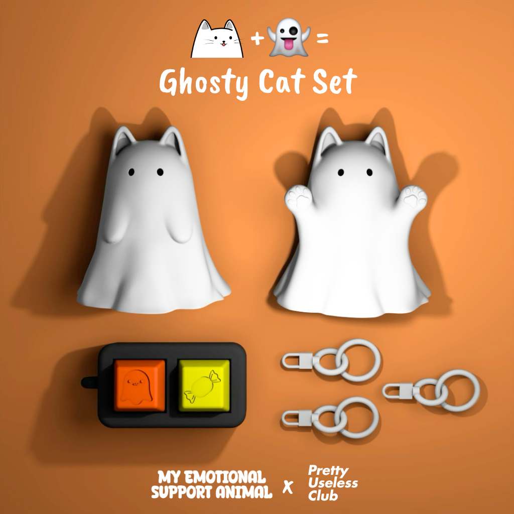 Ghosty Cat Halloween Fidget Set ft MESA