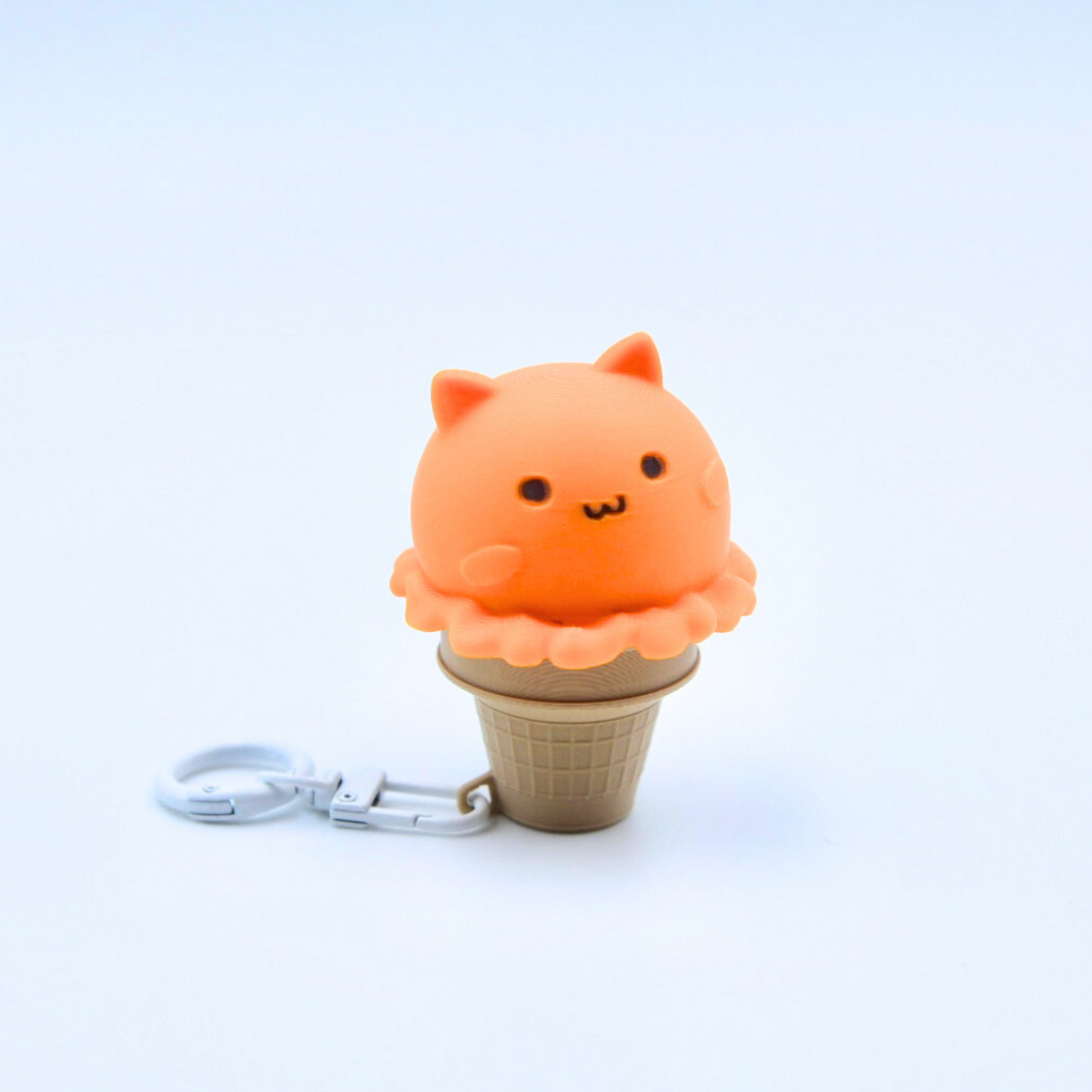 Ice Cream MEOW Clicky Keychain - Cute Cat-Shaped Fidget Toy Ice Cream MEOW Clicky Keychain - Cute Cat-Shaped Fidget Toy