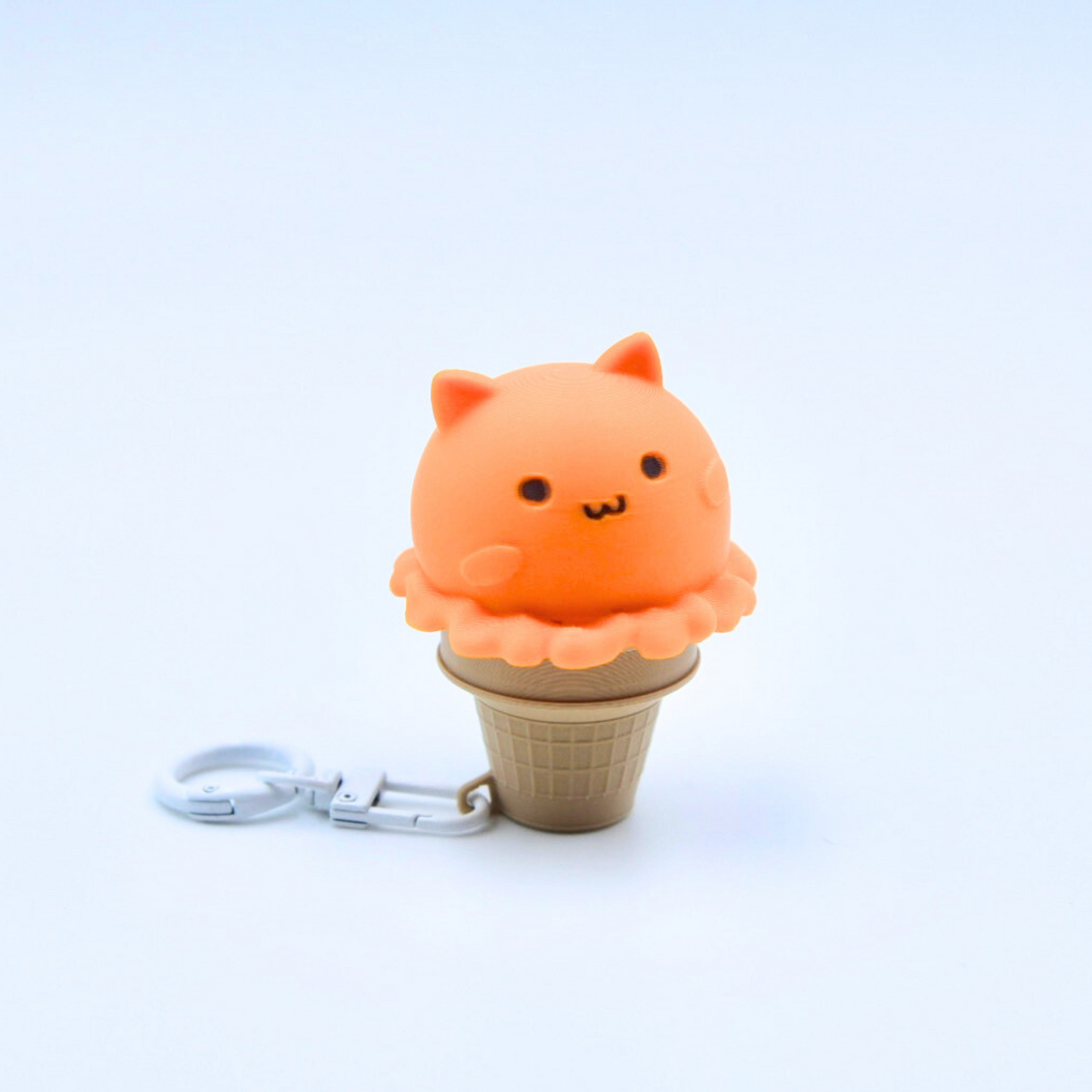 Ice Cream MEOW Clicky Keychain