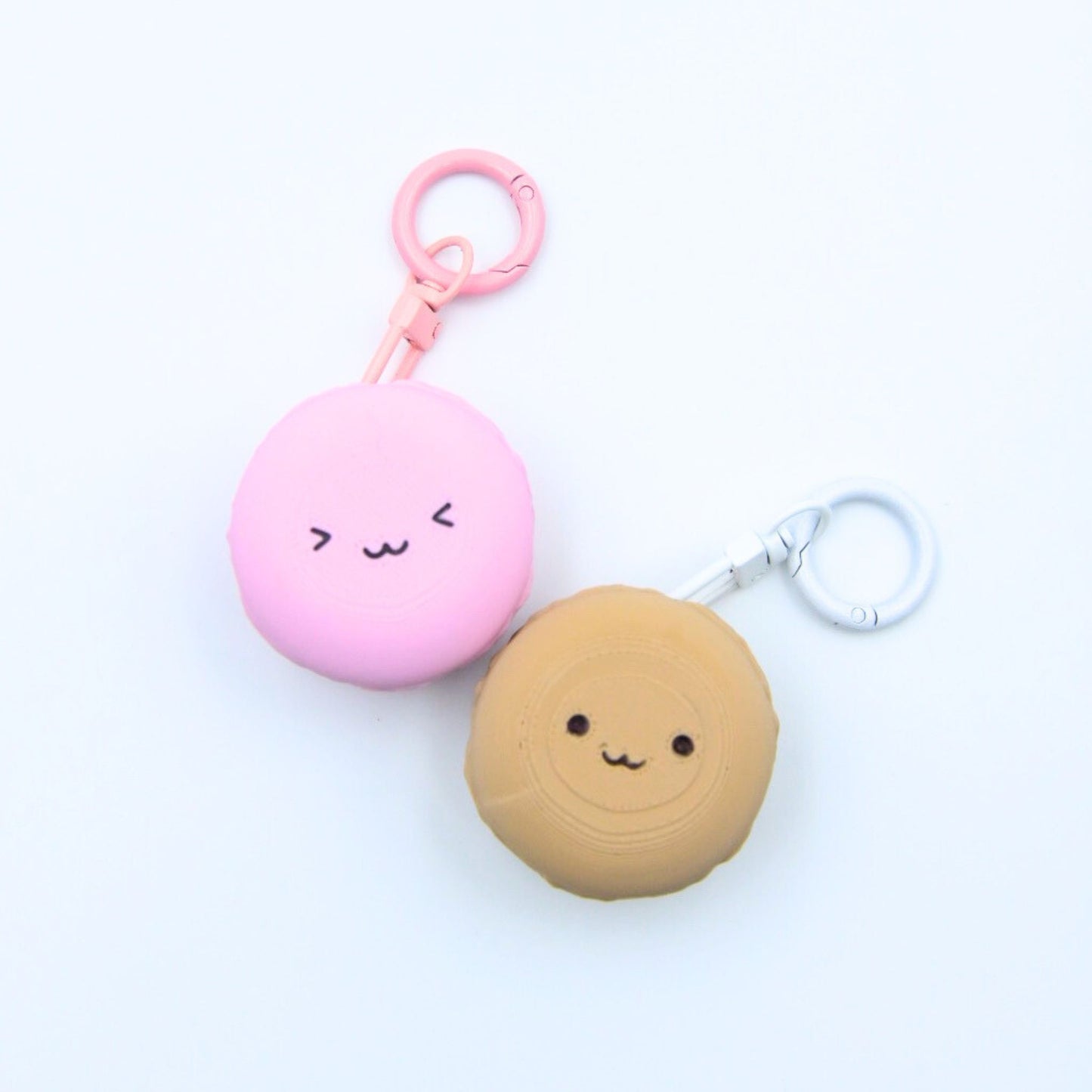 Macaron MEOW Clicky Keychain