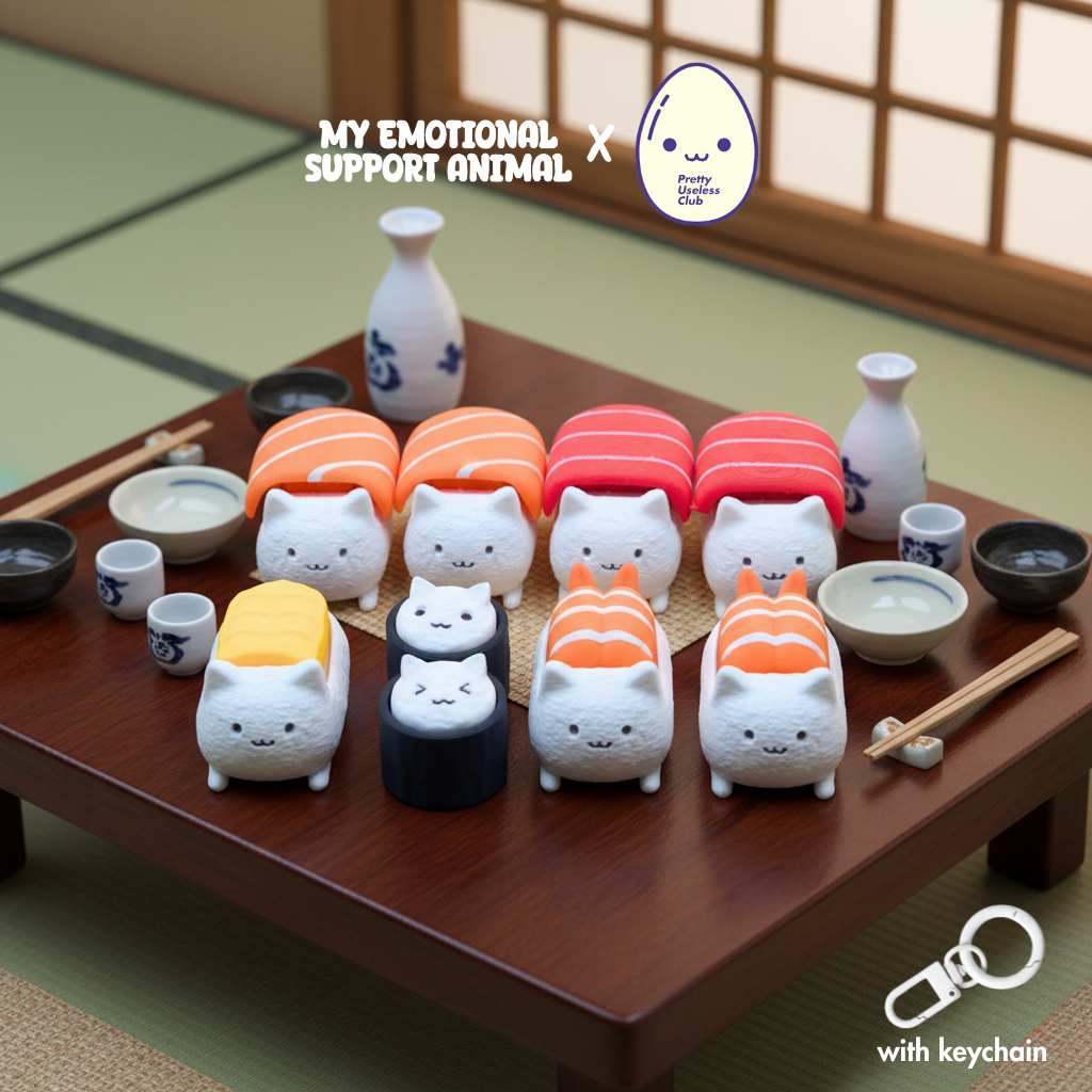 M.E.S.A. X Sushi Cat – Deluxe Collector Set (9 pcs)