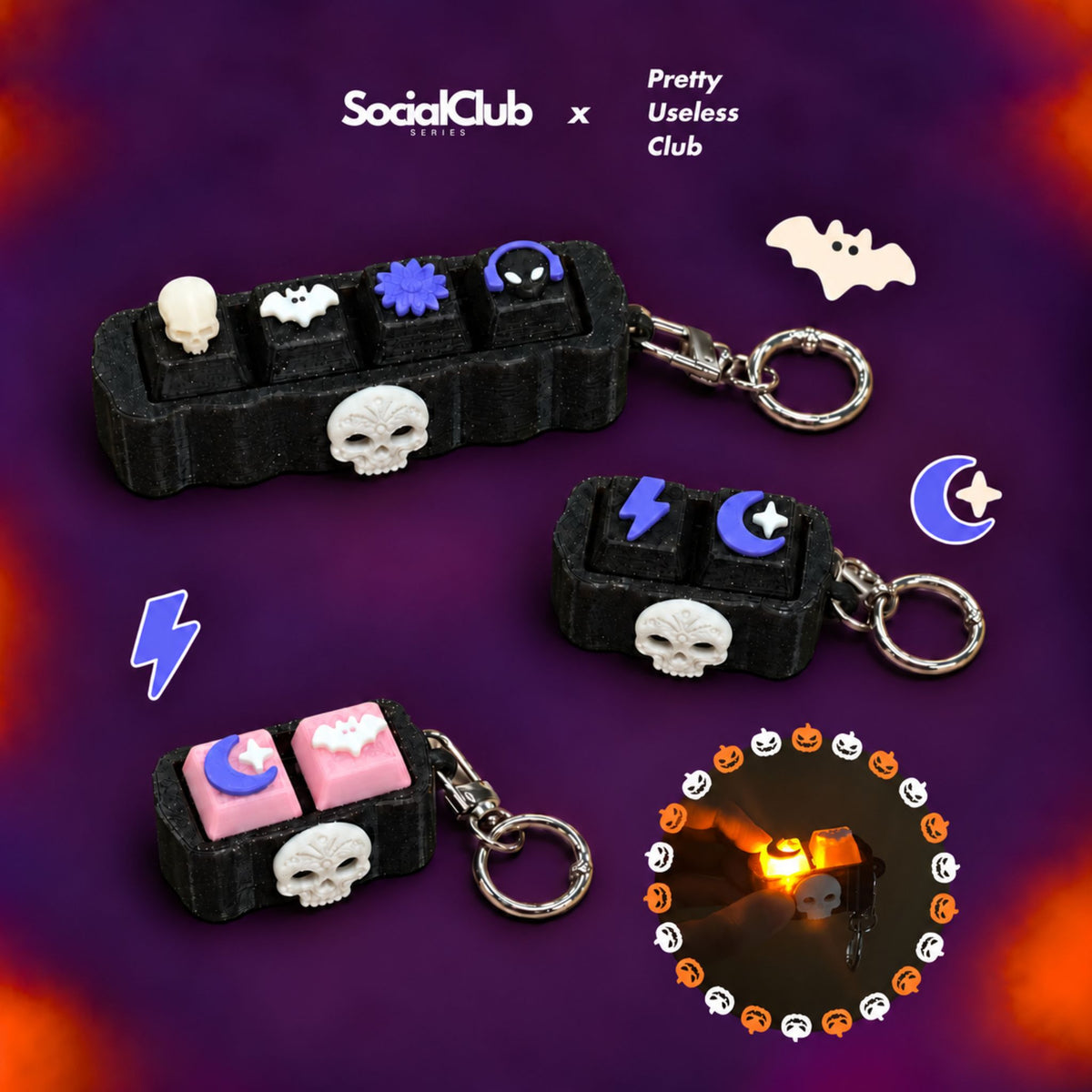 [Pre-order] Emotional Support Halloween Clicker (with Light)