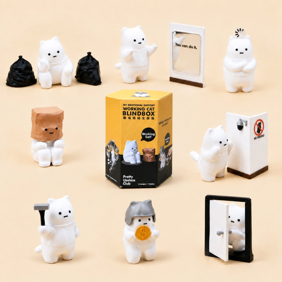 My Emotional Support Working Cat Blind box｜職場情緒支援貓盲盒