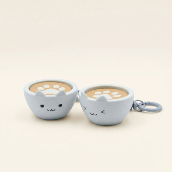 カプチーノねこ クリッカーキーホルダー