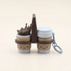 Coffee Buddy Meow Clicky Keychain