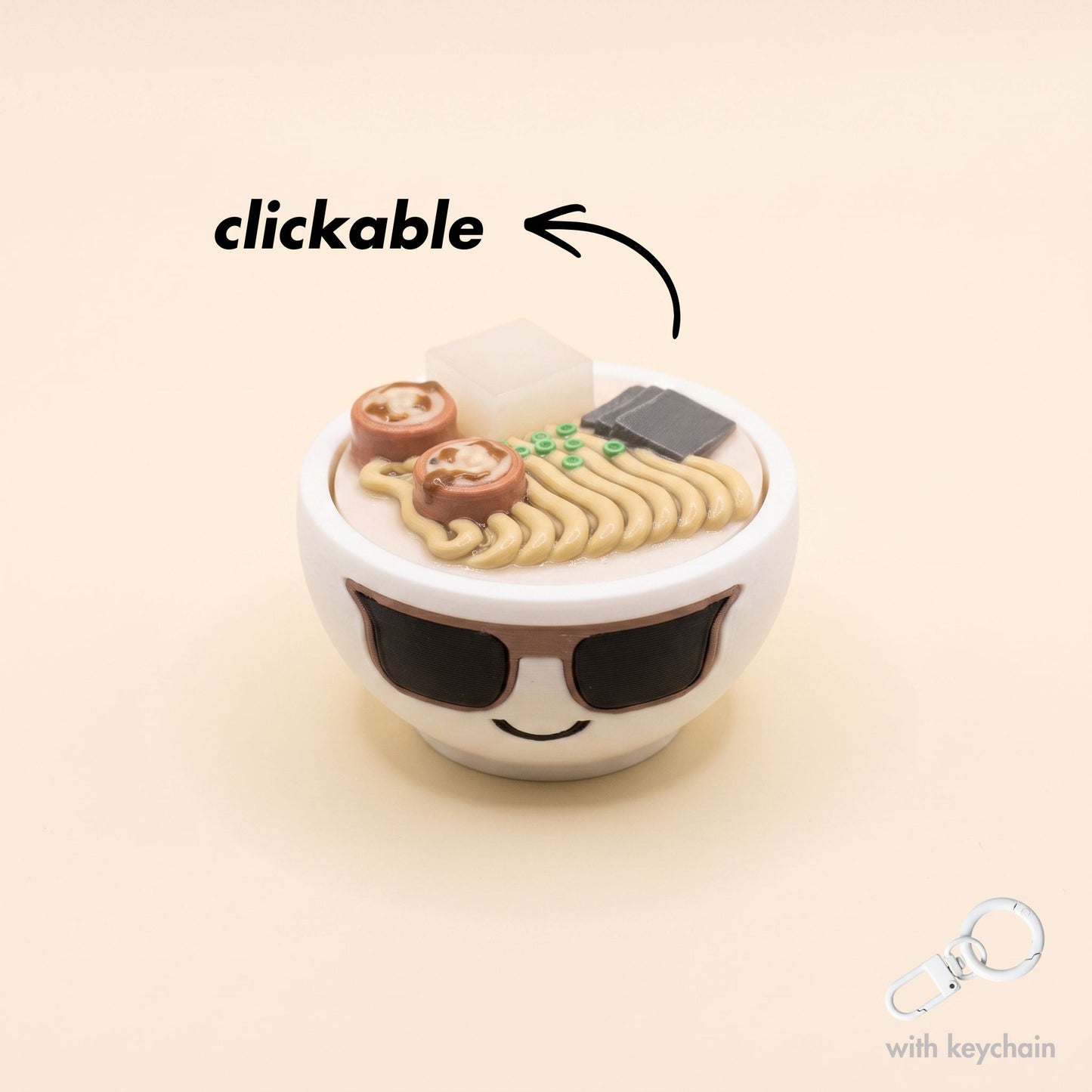 Emotional Support Mini-Food Clicker Blindbox 食神美食盲盒