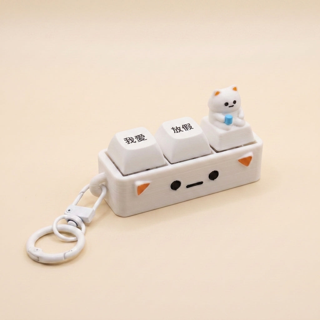 Emotional Support Kora & Tora Clicker Collection 厭世貓貓&雞太郎職場解壓系列