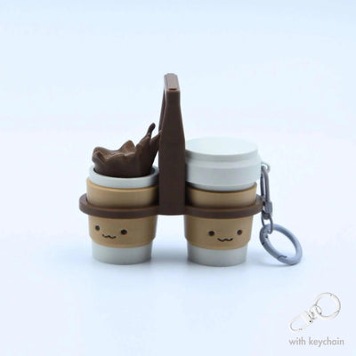【コーヒーバディにゃー】クリッキーキーホルダー
