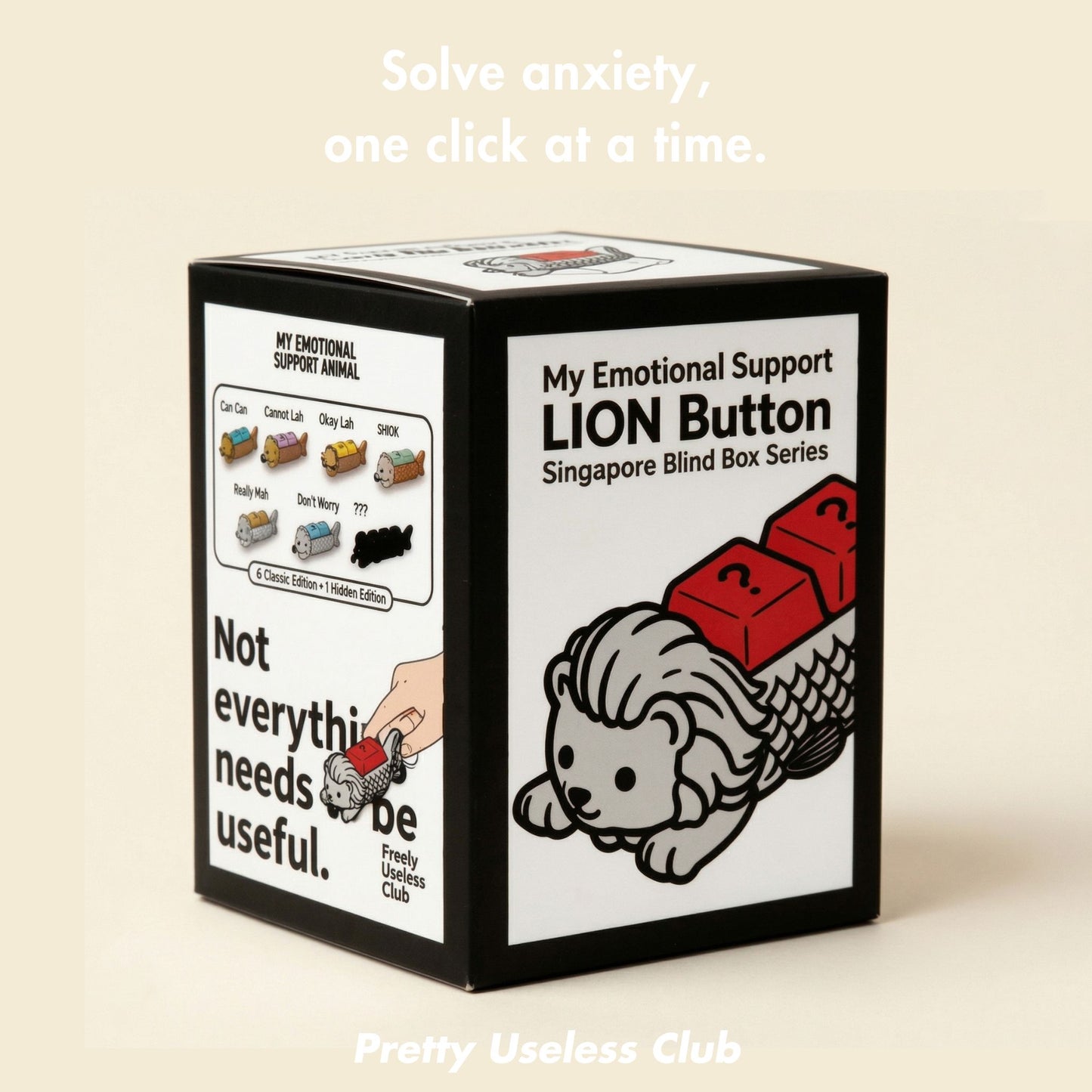 My Emotional Support Lion Button-SG Blind Box Series