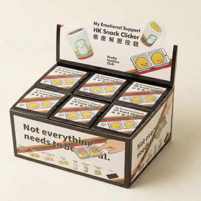 Emotional Support HK Snack Clicker Blindbox 香港小食解壓按鈕